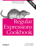 Regular Expressions Cookbook (book cover)